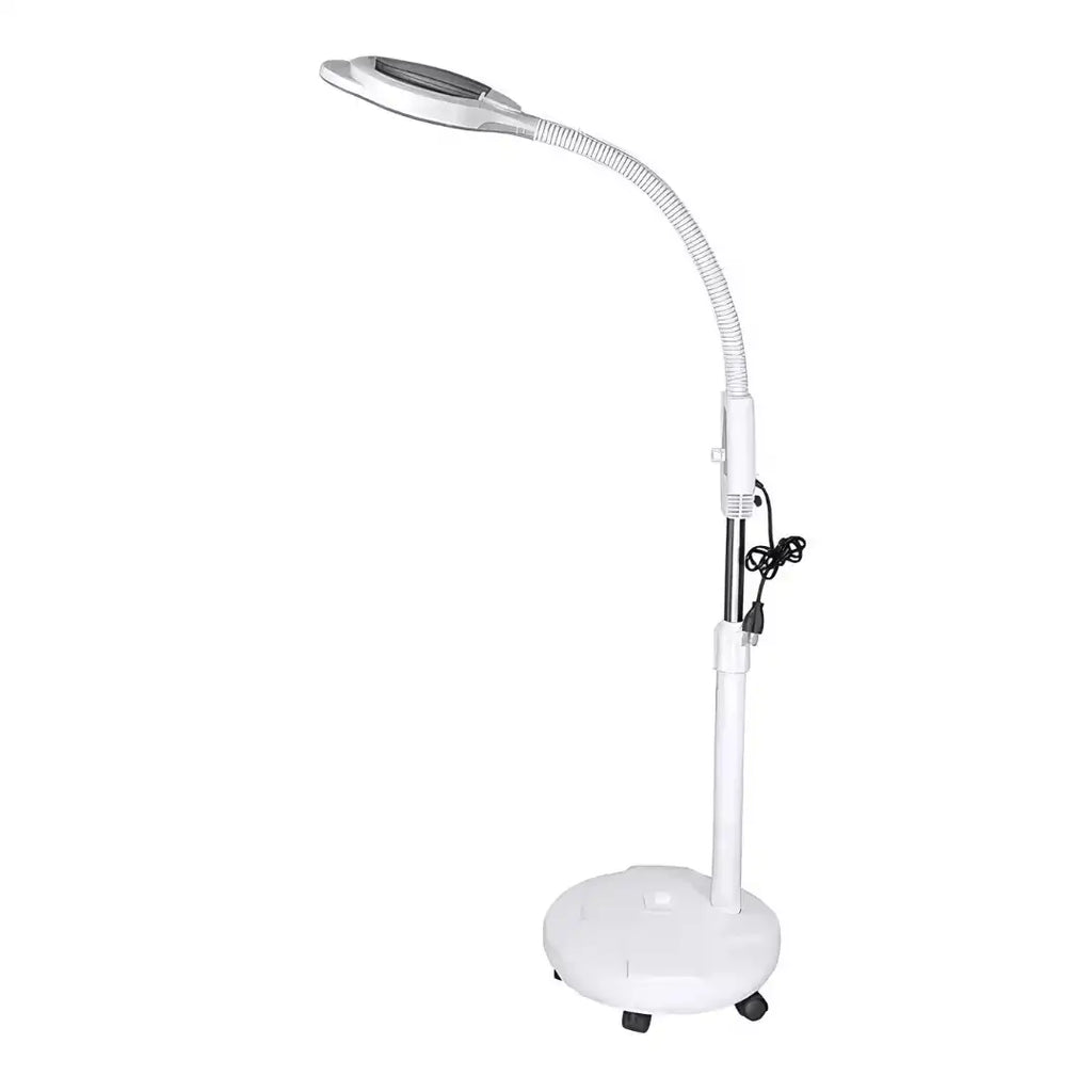 Lampara Lupa Led De Pedestal Con Rodach
