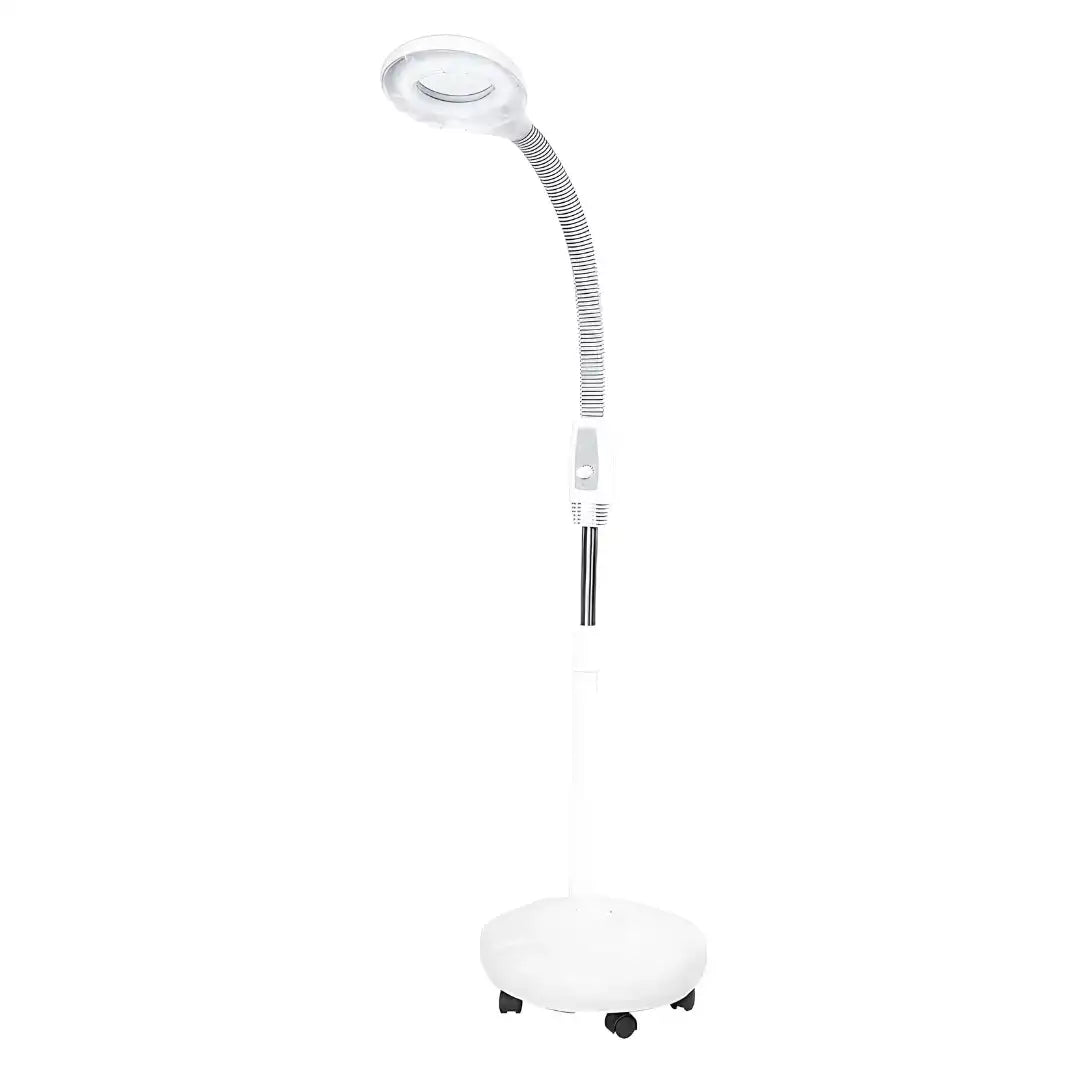 Lampara Lupa Led De Pedestal Con Rodach