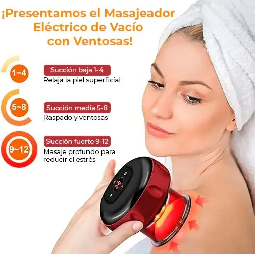 Mini Masajeador Electrico De Ventosas Su